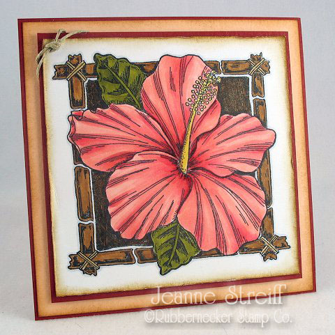Stamps15301 Hibiscus Rubbernecker Stamp Co
